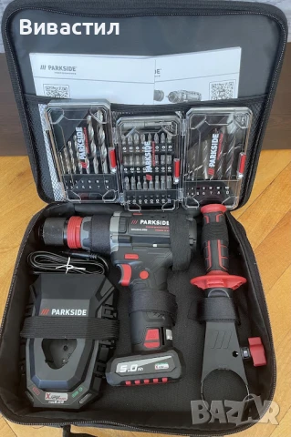 Трискоростен винтоверт Parkside Performance 80Nm 12V внос от Германия, снимка 2 - Винтоверти - 51330519