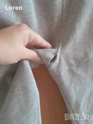 Спортно долнище с лека вата в сиво и синьо, снимка 7 - Спортни екипи - 52423110