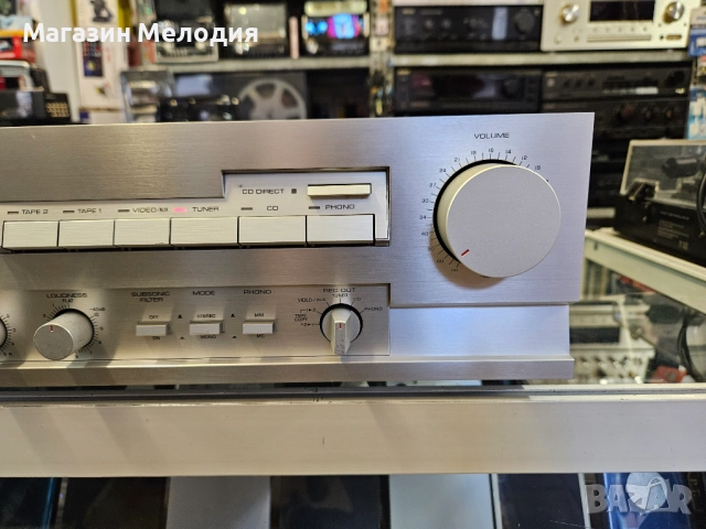 Усилвател YAMAHA AX-500 Две по 120 вата. В отлично техническо и визуално състояние., снимка 4 - Ресийвъри, усилватели, смесителни пултове - 49219359