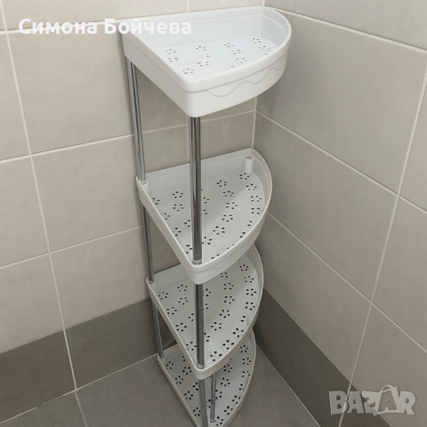 Ъглова въртяща се поставка Corner Storage Rack , снимка 9 - Органайзери - 52806832