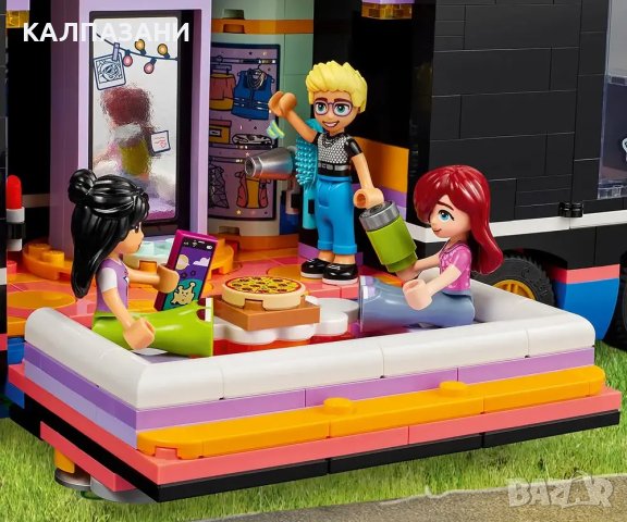 LEGO® Friends 42619 - Бус за турне на поп звезди, снимка 13 - Конструктори - 43849303
