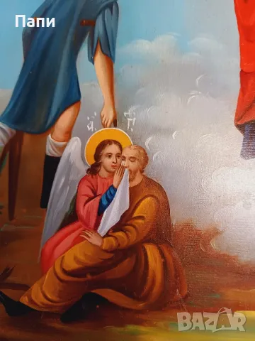 Руска икона "Богородица,радост на всички скърбящи"., снимка 9 - Антикварни и старинни предмети - 48245558