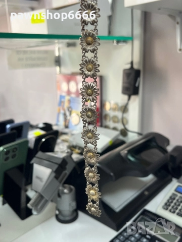 Сребърна гривна 925, снимка 2 - Гривни - 51455129