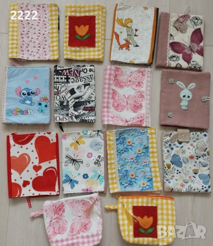 Подвързия/калъфка/ за книга, снимка 12 - Ръчно изработени сувенири - 53174210