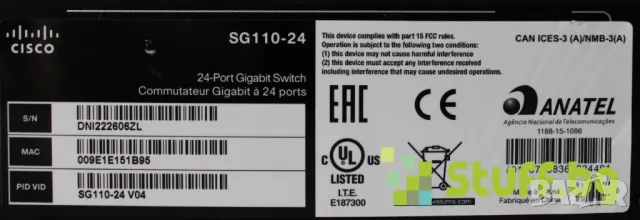 Суич Cisco 110, снимка 3 - Суичове - 50208550