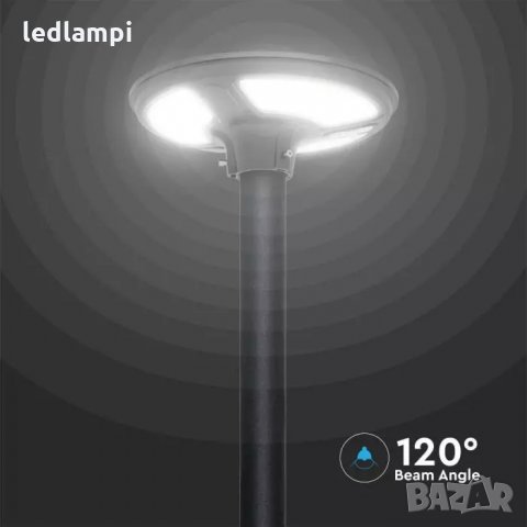 Соларно LED Градинско Тяло 7.5W Сензор Дистанционно IP65, снимка 2 - Соларни лампи - 33037677