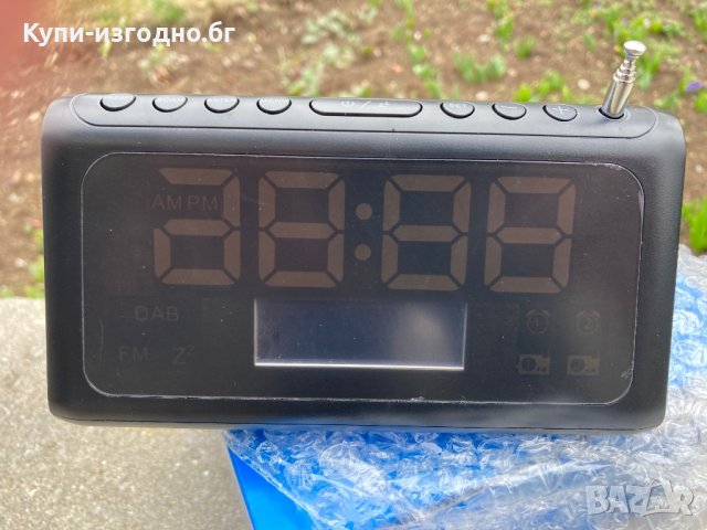 Радио будилник Krontaler Germany , черно, снимка 7 - Радиокасетофони, транзистори - 39886929