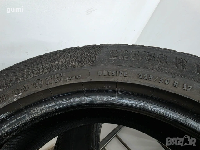 2бр зимни гуми 225/50/17 CONTINENTAL L04687 , снимка 4 - Гуми и джанти - 53171488