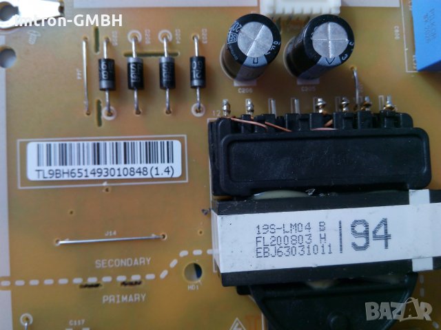 Захранване Power Supply Board LGP 55T-19U1 / EAX68284301(1.6)  55UN73006LA, снимка 3 - Части и Платки - 37592073