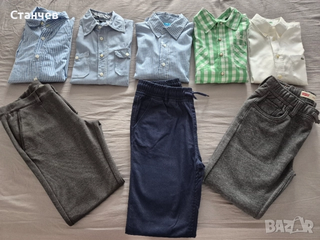 Лот дрехи за момче – ризи и панталони (ръст 146–152 см), снимка 2 - Детски комплекти - 51962616