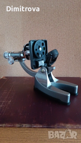 Микроскоп за деца - метален в куфар, снимка 3 - Образователни игри - 53292412