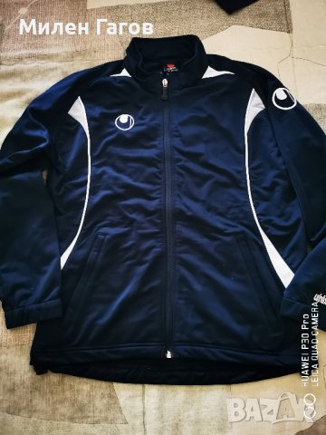 Детски анцуг на фирмата Uhlsport, размер XS, чосто нив, но без етикет. , снимка 4 - Детски анцузи и суичери - 43449544