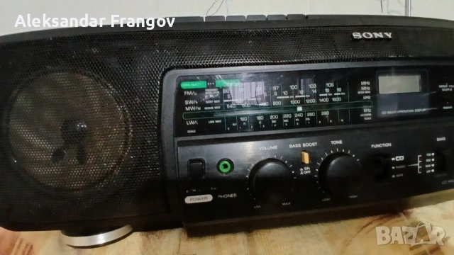 SONY CFD - 60L made in Japan , снимка 4 - Радиокасетофони, транзистори - 53608832