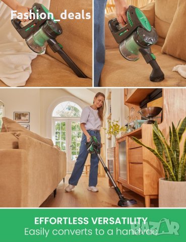 Нова ръчна Безжична прахосмукачка с мощно засмукване Blitz V8 Почистване дом, снимка 5 - Прахосмукачки - 39065485