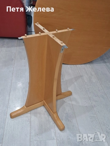 Къгла трапезна маса от дърво/масив- Австрия , снимка 10 - Маси - 53128785