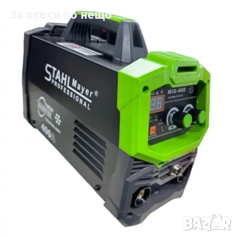 Комбиниран инверторен телоподаващ апарат MIG  MAG  MMA за заваряване без газ 400А StahlMayer, снимка 2 - Други машини и части - 50350914