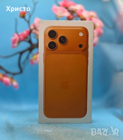 НОВО!!! Apple iPhone 17 Pro Max, 256GB, 5G, Cosmic Orange + подарък оригинален адаптер Apple, снимка 4 - Apple iPhone - 52871864