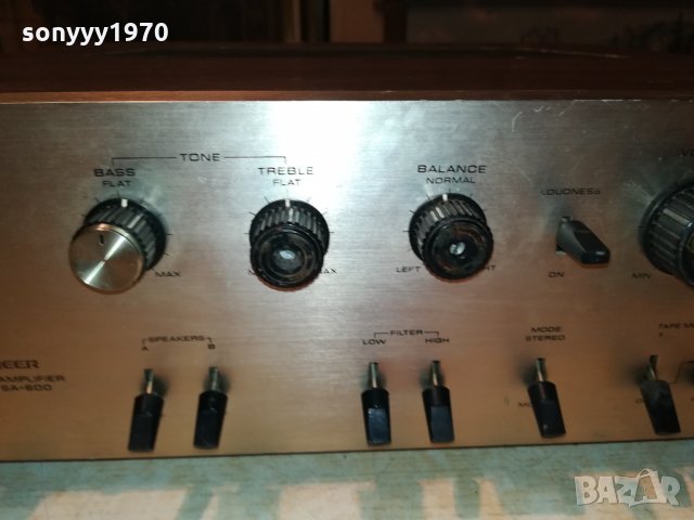 ЗАЯВЕН-PIONEER SA-600 AMPLIFIER-MADE IN JAPAN-SWEDEN 1411211348, снимка 10 - Ресийвъри, усилватели, смесителни пултове - 34803707