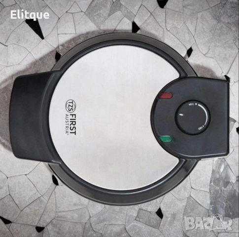 Уред за гофрети с мощност 700W, плочи с незалепващо покритие FIRST, снимка 2 - Друга електроника - 52854635