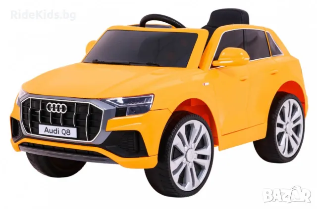 Audi Q8 12V – Детски акумулаторен джип, Жълт, EVA гуми