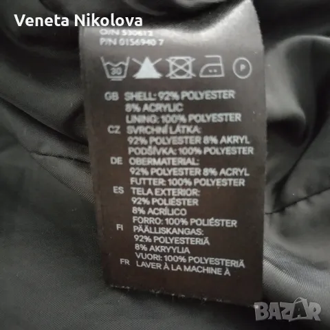 Черно дамско яке с цип , снимка 4 - Якета - 50225062