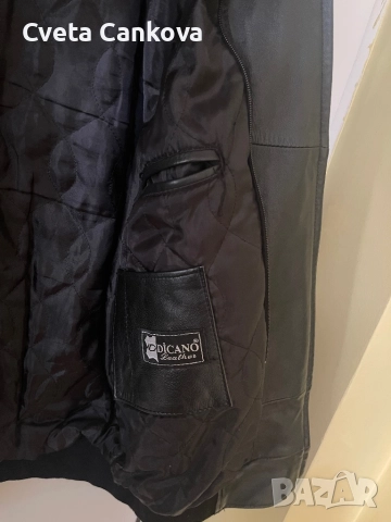 Кожено мъжко яке, снимка 4 - Якета - 51589095