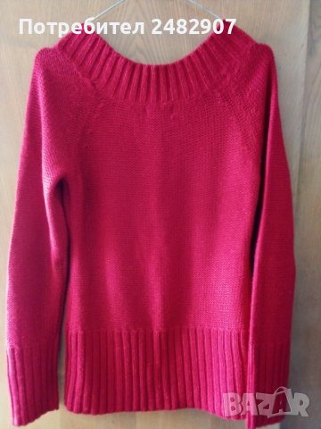 Дамски пуловер - плетиво, снимка 5 - Блузи с дълъг ръкав и пуловери - 43069241