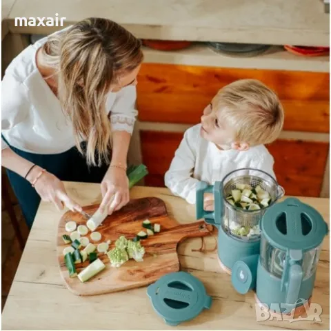 Babymoov Уред за готвене на пара Nutribaby Glass *** Безплатна доставка, снимка 4 - Прибори, съдове, шишета и биберони - 48803504