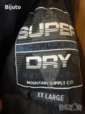 Мъжко зимно яке SUPER DRY и  шапка SUPER DRY, снимка 4 - Якета - 49076700