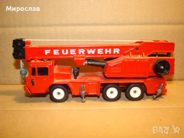 1:48 SIKU FAUN КРАН ПОЖАРНА КОЛИЧКА ИГРАЧКА МОДЕЛ