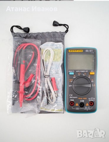 Професионален мултицет ZT102 (уред мултиметър) , снимка 5 - Други - 35270783