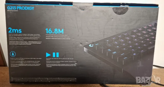 LOGITECH G213 PRODIGY Гейминг клавиатура, снимка 4 - Клавиатури и мишки - 47856025