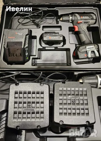 Wurth BS 14-A Light акумулаторен винтоверт 14.4v с 2 батерии 1.5Ah , снимка 3 - Винтоверти - 47641186