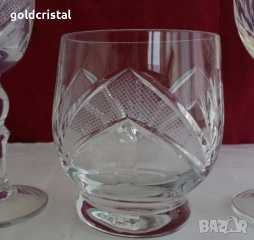 Български кристални чаши , снимка 5 - Антикварни и старинни предмети - 43698540