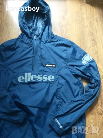 Ellesse Berto Rain Jacket Navy - страхотна мъжка ветровка М, снимка 7 - Якета - 47261633