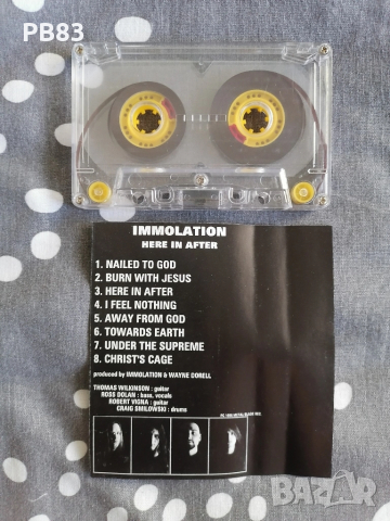 Immolation - Here And After (Аудио Касета) Death Metal , снимка 2 - Аудио касети - 52177653