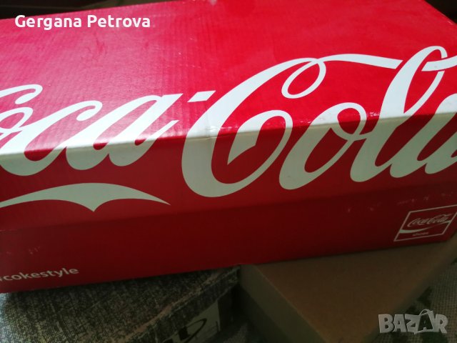 Високи кецове естествен велур Coca Cola, снимка 4 - Кецове - 40448440