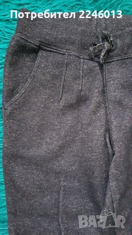 Блестящ панталон със златни нишки, снимка 3 - Детски панталони и дънки - 43168340