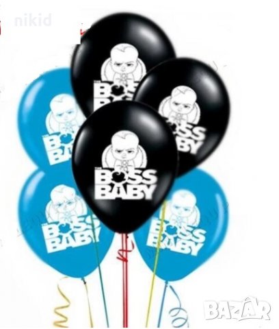 Бебе Бос Boss Baby born leader латекс балон балони парти рожден ден, снимка 2 - Други - 28448419