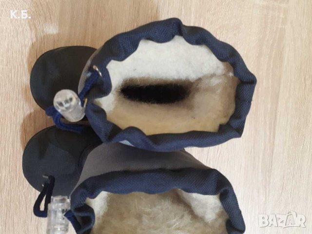 Топли бебешки апрески/ботуши MUFLON с естествена вълна, снимка 3 - Бебешки боти и ботуши - 38489083