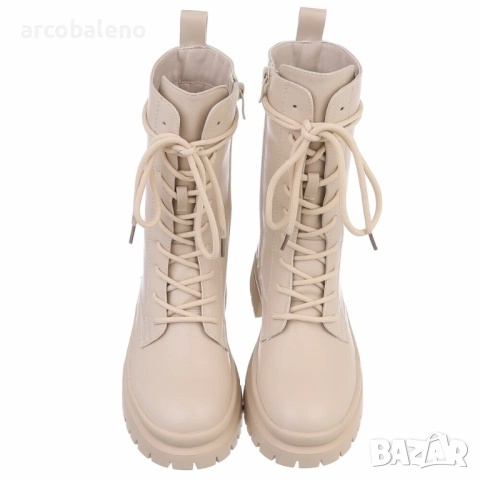 Дамски боти с връзки, 3цвята , снимка 15 - Дамски боти - 52148594