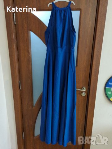Уникална синя рокля 