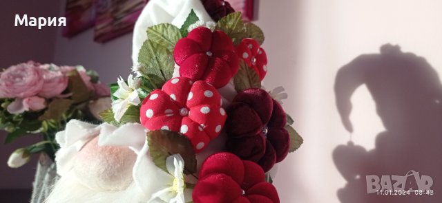 Валентински гном, снимка 6 - Декорация за дома - 43756542