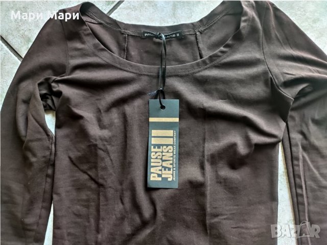 Pause Jeans  асиметрична блуза, снимка 8 - Блузи с дълъг ръкав и пуловери - 26357967