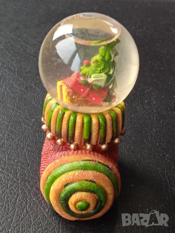 Коледен Ботуш преспапие Коледа, снимка 2 - Декорация за дома - 43120306