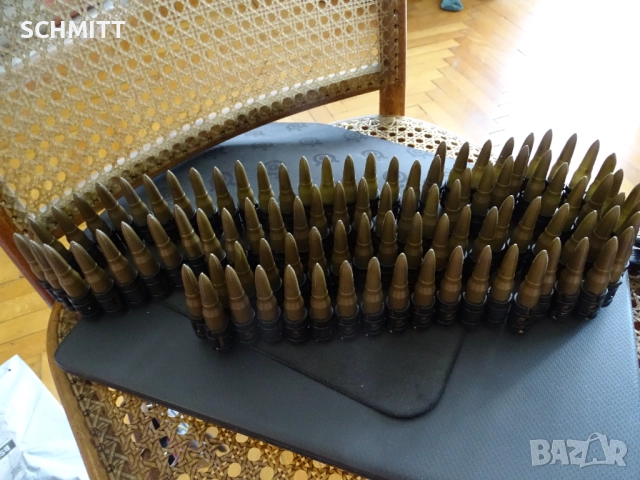 КАРТЕЧНА ЛЕНТА ЗА НЕМСКА КАРТЕЧНИЦА MG 42 С ОКОЛО 1ОО ПАТРОНА, снимка 4 - Колекции - 52055738