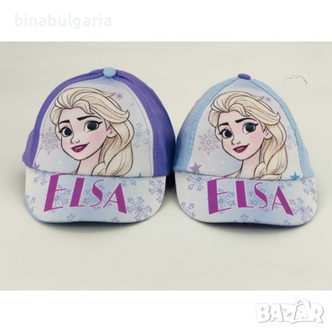 Бебешка шапка с козирка модел " Elsa & Ana / Frozen ", снимка 1 - Шапки, шалове и ръкавици - 40640751