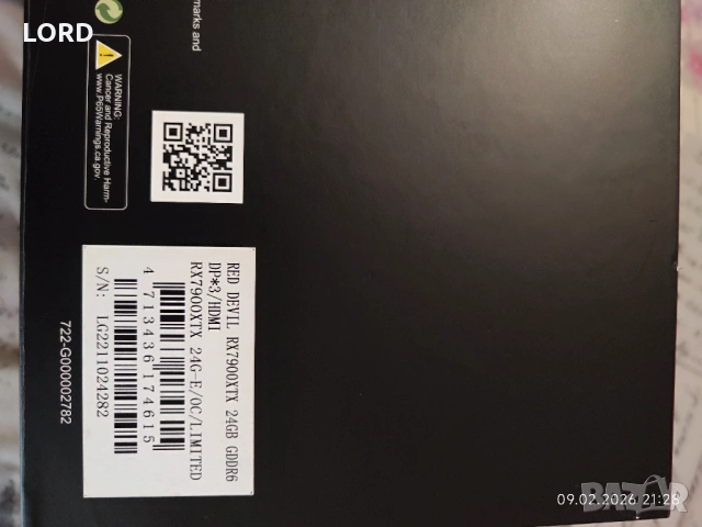 Видеокарта Powercolor AMD Radeon RX 7900 XTX Red Devil Limited Edition OC 24GB, снимка 15 - Видеокарти - 53419863