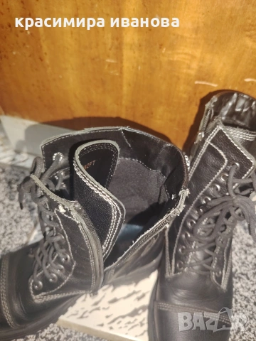 Дамски боти естествена кожа 37 н, снимка 5 - Дамски боти - 53585438