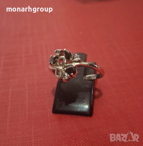 Сребърен пръстен, снимка 2 - Пръстени - 52743381